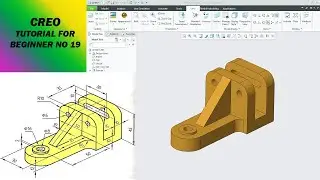 Creo Part Modeling Tutorial For Beginners No 19|| CAD Tutorial For Beginners || CADCAMwithisrar