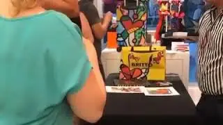 Brazilian artist Romero Britto misbehaves with restaurant employees, breaks artifact