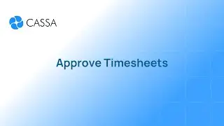 Approve Timesheets