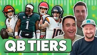 QB Sleepers, Tiers, and Fears 2025