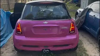 2006 mini cooper s r50 r52 r53 taillight Amazon led Union Jack r56 style lights: how to install
