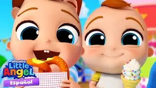 Beb&eacute; Juan &iquest;Qu&eacute; sabor es este? 🍔🍦 Canciones Infantiles con Beb&eacute; Juan🎵| Little Angel Espa&ntilde;ol