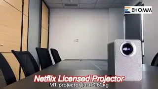 f1 white netflix licensed projector mini 1080p auto focus projector