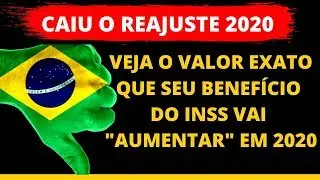 😢URGENTE! REAJUSTE 2020 &Eacute; REDUZIDO! VEJA QUAL SER&Aacute; O VALOR DO SEU BENEF&Iacute;CIO DO INSS EM 2020!