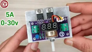 5A adjustable voltage regulator circuit 0-30 volts