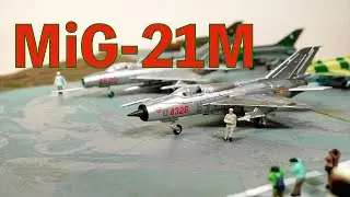 1/144 MiG-21M Vietnam Air Force specification.made by CafeReo.candy toy.making.No audio.カフェレオ　ミグ21
