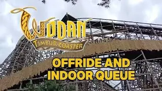 WODAN TIMBUR COASTER | OFFRIDE AND INDOOR QUEUE | Europa Park