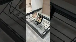 Shoe rack #closetspace #spacesaving #interiordesign #wardrobeaccessories