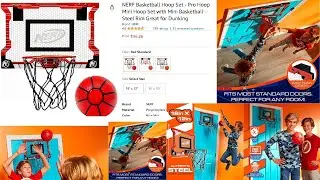 NERF Basketball Hoop Set | Amazon link  