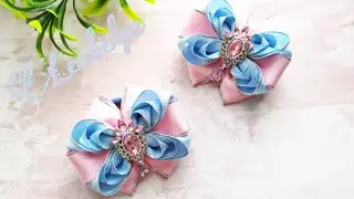 Бантики из репсовой ленты🤩🤩🤩 Размер банта 8,5см. Ribbon bows 🤩