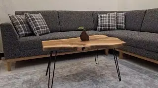 Install legs of coffee table