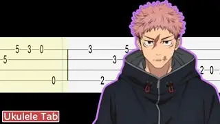 Jujutsu Kaisen S3 OP - Aizo (Ukulele Tabs Tutorial EASY) King Gnu