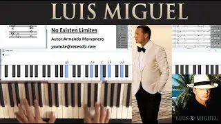 No Existen Limites - Score, Tracks, Partitura, Acordes, Luis Miguel, Affair, Piano, Tutorial
