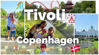 Um dos parques de diversão mais antigos do mundo! 🎡 Tivoli, Copenhagen 🎢🇩🇰