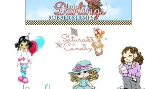 Little Darlings Rubber Stamps - Booth Tour CHA Summer 2012