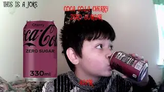coco cola cherry zero sugar asmr (THIS IS A SKIT)