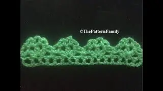 How to Crochet the Edge / Border / Trim Stitch Pattern #524│by ThePatternFamily