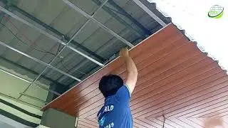 How To Install Poly Ceiling at Kaki Lima