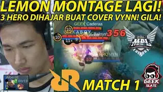 LEMON MONTAGE LAGI PAKE LAPU