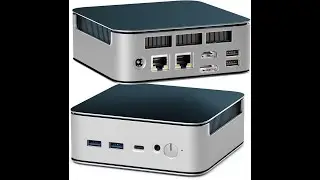 Getorli Mini PC, Dual LAN AMD R5 7430U(Max 4.3GHz), Mini Computers 32GB DDR4 RAM 1TB SSD