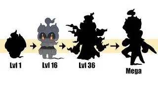 Marshadow Evolution & Mega | Pokemon Gen 8 Fanart