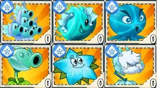 Ice & Other Plants Power Up Vs 99 Gravestone Item - Who Will Win? PvZ 2 Fight