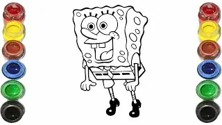 How to Draw A Cute SpongeBob, Drawing for kids | Easy to Draw | Let's Draw Together
