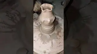 pottery with clay 🌸#shorts #video #viral #trending #pottery #clay #art #like #love #music #india