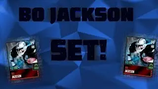 COMPLETING THE BO JACKSON SET!!! - Bo Jackson Gameplay and Review (Madden Mobile 16)