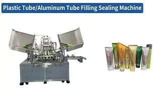 60-110 Tubes/Min Automatic Plastic Tube Filling Sealing Machine #tubefillingsealingmachine