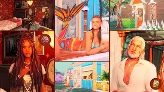 Завершение строительства оккультного крошечного домика ДЕРЕВНЯ в Sims 4