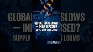 Global Trade Slumps&hellip; India at Risk? 🚨📉 #econmatrix