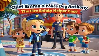 The Fire Safety Helper Case 🚒 | Chief Emma & Police Dog Anthony | Learn Safety