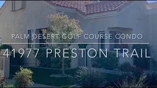 Palm Desert Resort Country Club Golf Course Retreat