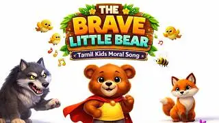 The Brave Little Bear | Tamil Kids Moral Song
