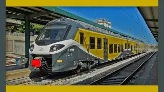 Treni alla stazione di TERMOLI  : dove inizia il  SEMPLICE BINARIO  della LINEA ADRIATICA  [P.3/10].