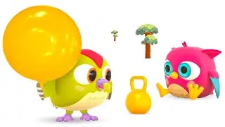 Sing along with Hop Hop the Owl! Learn opposites with baby songs. Big & Small.