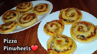 Pizza Pinwheels Without Oven || How to make Pizza wheels || Pizza Recipe ||Recipes By Nagina Arshad