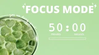 4-hour 🍵&nbsp;Matcha Pomodoro Timer 50/10 chill lofi study music
