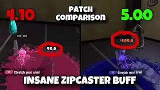 Drizzle Season Patch Comparison 5.0 vs 4.1 (Splatoon 3)