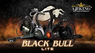 Ajiking Spinning Reel - Black Bull Lite