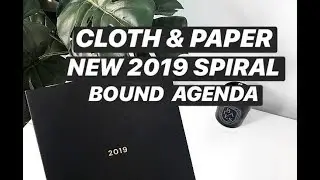 NEW | Cloth and Paper Spiral Planner! | Unboxing + Walk Through!