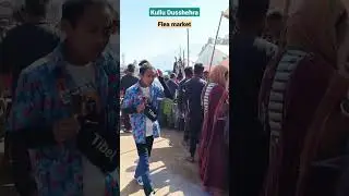Flea Market at Kullu Dussehra ,Famous Shopping area at Dhalpur market, Tambola, Himachal Pradesh