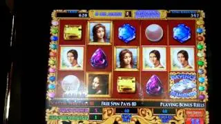 12-25-09 IGT - Da Vinci Diamonds Slot Bonus