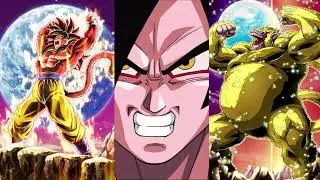 GIANT APE POWER NO ITEM VS GOKU & FRIEZA! | DBZ Dokkan Battle