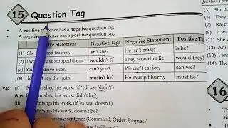 Question Tags in English Grammar with Examples | Add a question tag Explanation in Hindi | J.Sir