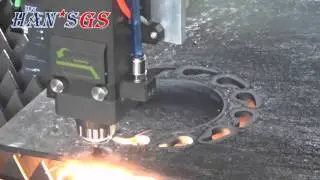 HANS GS 1kW Fiber Laser Cutting Machine for 8mm CS & 5mm CS