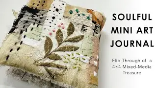 Create a tiny, soulful art journal with me!