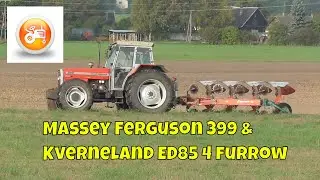 Ploughing 2018 | Massey Ferguson 399 & Kverneland ED85 4 furrow plough