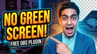 Remove Webcam Background in OBS WITHOUT Green Screen! 🎥 (Free Plugin Tutorial)